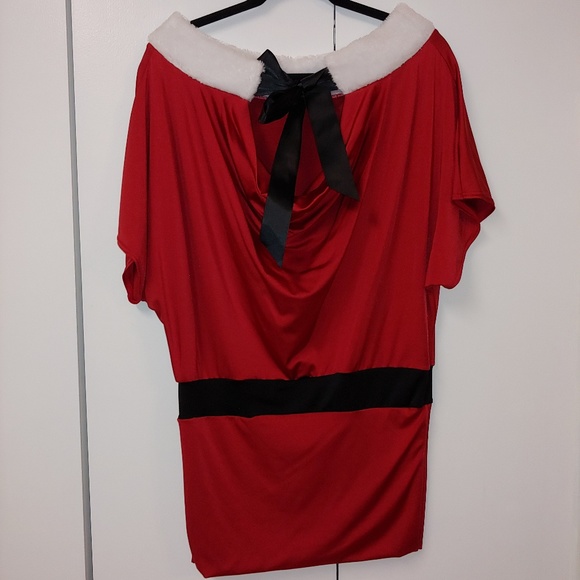 EUC Frederick's Christmas Santa Mini Dress, S - Picture 5 of 8